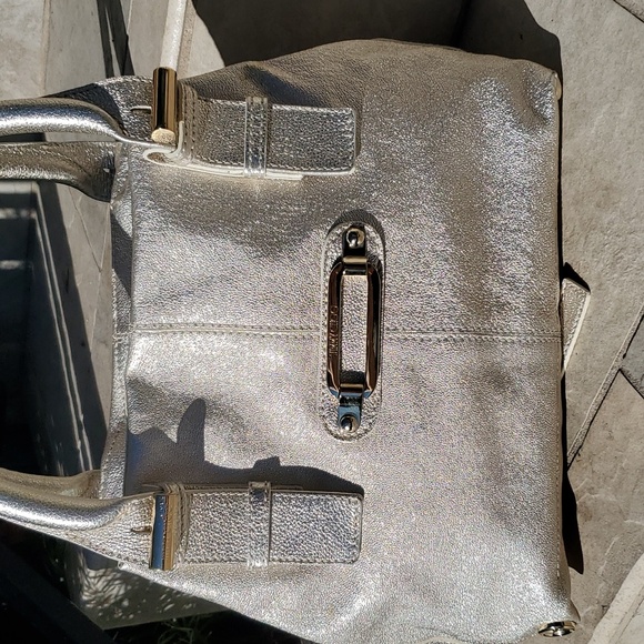 Jimmy Choo Metallic Silver Satchel - Picture 2 of 16